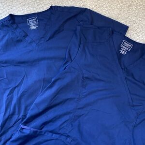 Cherokee Revolution Workwear 2 XL scrub tops Women’s  Navy